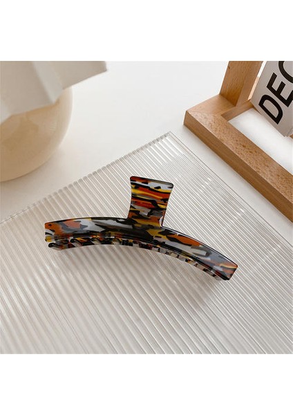 Asetik Asit Plaka Saç Klipsi, Güzel Kıdemli Kore Tarzı Retro Saç Klibi