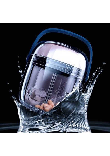 Taşınabilir Bir Haftalık Büyük Kapasiteli Dağıtım Hap Saklama Kutusu, Seyahat Mini Şarjı Mühür modelleri