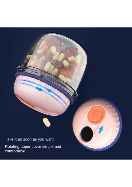 Taşınabilir Bir Haftalık Büyük Kapasiteli Dağıtım Hap Saklama Kutusu, Seyahat Mini Şarjı Mühür fırsatları