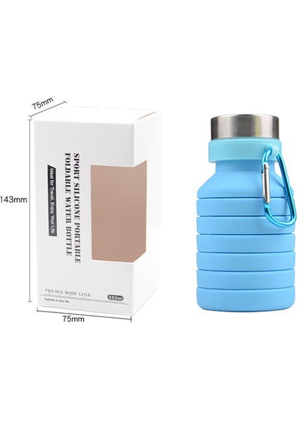 500ML Yaratıcı Su Şişesi, Taşınabilir, Teleskopik Katlanır Su Kupası, Büyük Kapasiteli Gıda Sınıfı Silikon, Açık Hava Spor Su Şişesi fiyatları