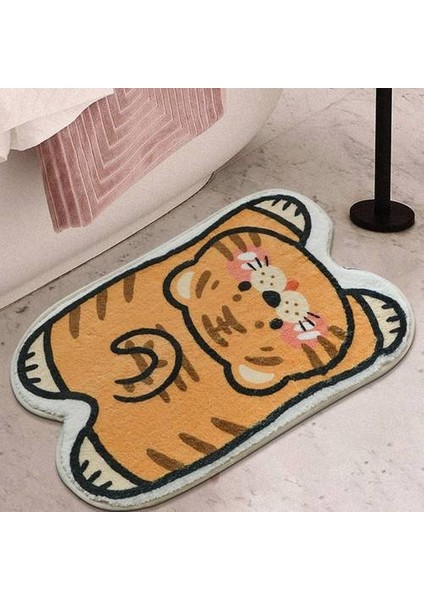 Ana Sayfa Karikatür Emici Zemin Mat, Banyo Banyo Kapısı Giriş Halı, Sevimli Slip Mat Tuvalet Mat