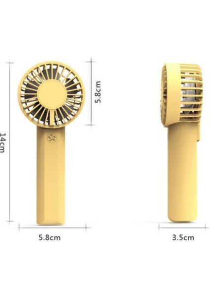 USB El Fan, Mini Taşınabilir Fan, Öğrenci Sessiz Cep Şarj Küçük Fan