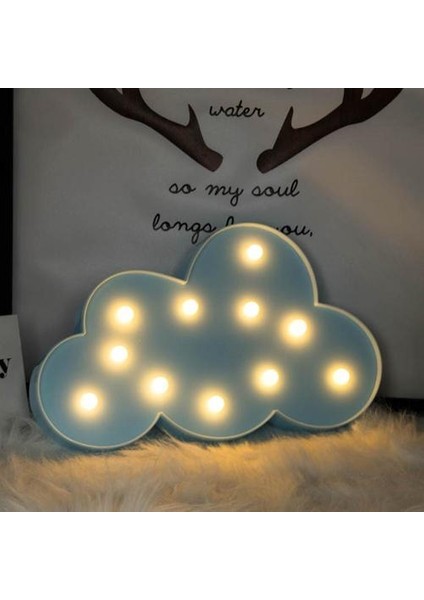 Yaratıcı Sevimli 3D LED Gece Lambası Çocuk Yatak Odası Kapalı Aydınlatma Dekor Lambası | LED Masa Lambaları(Yurt Dışından)