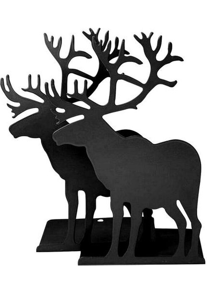 Elk Tasarım Kitap Standı Exquisite Bookendes Çerçeve Demir Kitap Standı Yaratıcı Bookends Ev Kütüphanesi Için Kırtasiye | (Yurt Dışından)