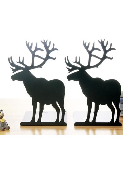 Elk Tasarım Kitap Standı Exquisite Bookendes Çerçeve Demir Kitap Standı Yaratıcı Bookends Ev Kütüphanesi Için Kırtasiye | (Yurt Dışından) fiyatları