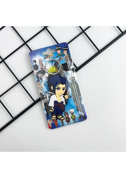 Anime Naruto Sasuke Silikon Anahtarlık