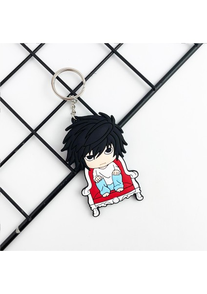 Anime Death Note L Silikon Anahtarlık