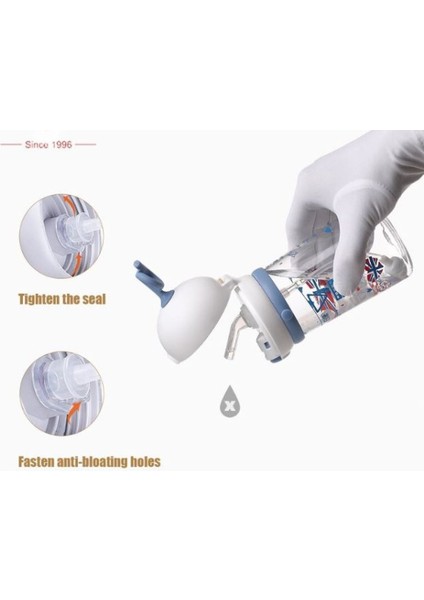 350 ml Pipetli Matara B1031-KARMA B1031-KARMA-MAVI