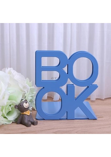 Alfabe Şekilli Metal Bookends Demir Destek Tutucu Masası Kitaplar Için Standları Oo | (Yurt Dışından) modelleri
