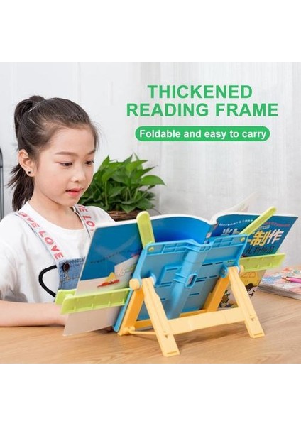 Ofis Kullanımı Kitap Standı Tutucu Taşınabilir Katlanabilir Bookend Bookstand Öğrenci Çocuklar Için Okuma Desteği Okuma Braketi | (Yurt Dışından)