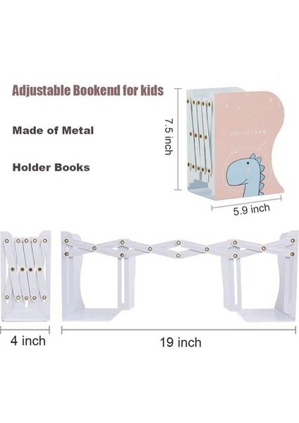 Çocuklar Için Ayarlanabilir Bookends, Katlanır Kitap Uçucu Tutucu Masa Rafları Için Standı, Öğrenci Kitap Tutucu | (Yurt Dışından) fiyatları
