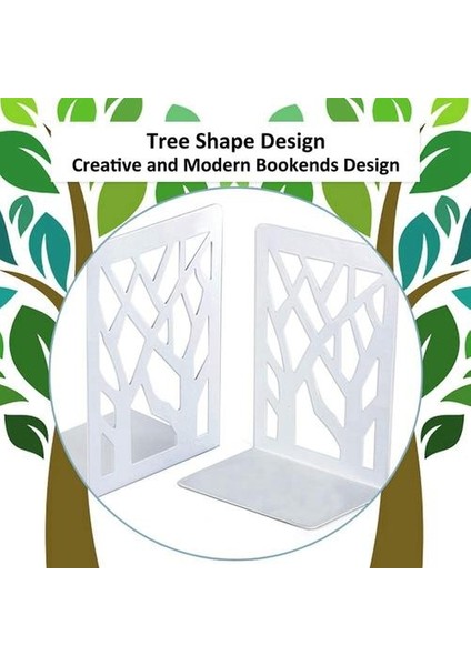 Bookends, Raflar Için Kitap Biter, Kitap Biter Ağır Kitaplar Için, Kitap Raf Tutucu Ev Dekoratif, Metal Bookends Beyaz 1 Pair | Bookends (Yurt Dışından) modelleri