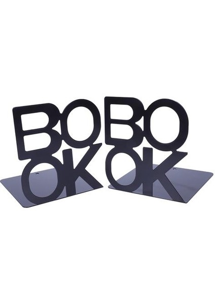 Alfabe Şekilli Metal Bookends Demir Destek Tutucu Masası Kitaplar Için Standlar | Bookends (Yurt Dışından)