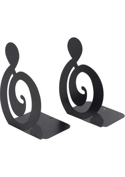 Müzikal Not Metal Bookends Demir Destek Tutucu Masası Kitaplar Için Standlar | Bookends (Yurt Dışından) modelleri