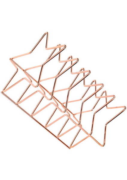 1 Adet Yıldız Tasarım Masaüstü Kitaplık Demir Sanat Kitap Raf Yaratıcı Bookstand Gazete Dergisi Için Basit Bookend (Yurt Dışından)