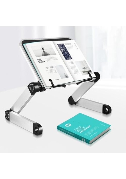 Katlanabilir Okuma Kitap Tutucu Kitaplık Standı 360 Derece Ayarlanabilir Destek Masa Organizatör Için Yemek Kitabı Pc | Bookends (Yurt Dışından)