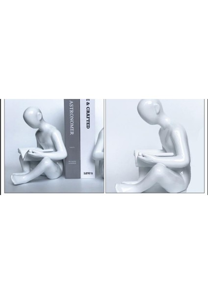 1pc Dekoratif Bookend Ev Reçine Artware Heykelcik Kitaplık Süsleme | Bookends (Yurt Dışından) modelleri