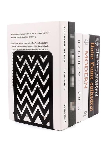 2 Adet Siyah Paslanmaz Çelik Bookend Kitap Dergisi Pratik Kırtasiye Öğrenciler Için Ev Ofis Organizatör Hediye Destek Standı | Bookends (Yurt Dışından)