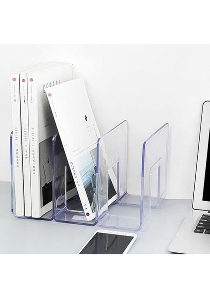 3 Izgara Şeffaf Akrilik Kitaplık Şeffaf Kitap Standı Zarif Bookends Kitap Depo Depolama Raf Kitap Klasörü Okul Ofisi | (Yurt Dışından) fırsatları