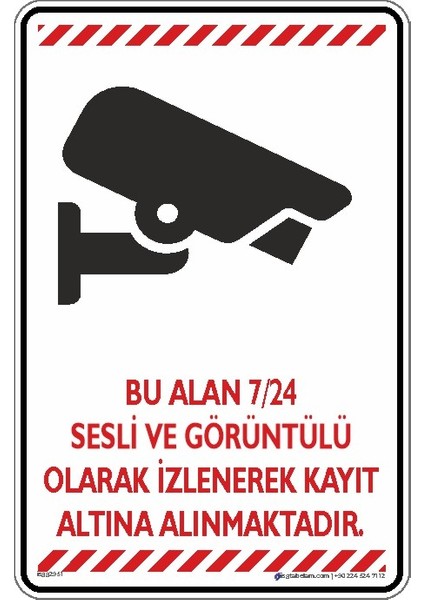 Bu Alan 7/24 Sesli ve Görüntülü Olarak Izlenerek Kayıt Altına Alınmaktadır V6 (Etiket)