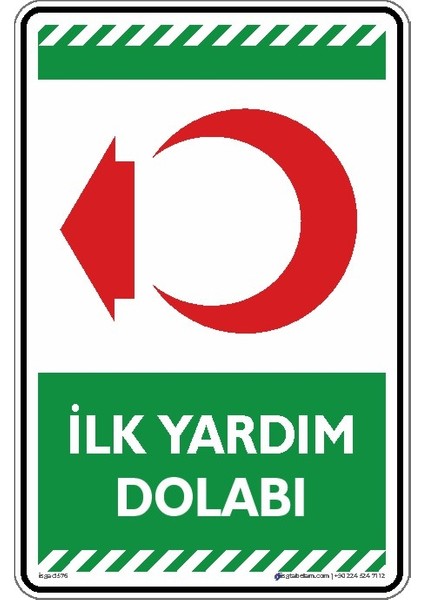 Ilk Dolabı Sol Ok (Etiket)/35x50cm/Etiket