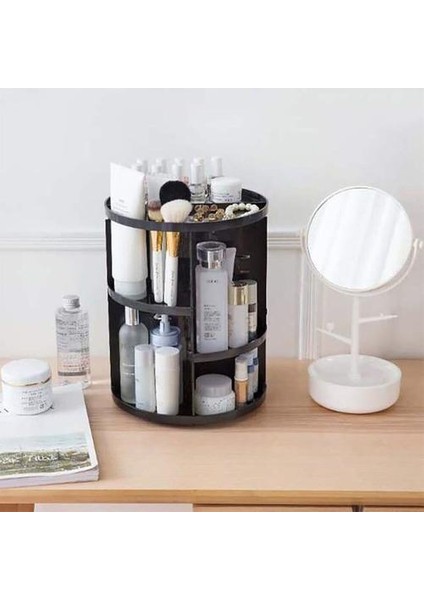 Makyaj Depolama Plastik Çekmece Kozmetik Yeni Moda 360 Derece Dönen Fırça Tutucu Takı Raf Ayrılabilir Güzellik Organizatör | Makyaj Organizatörleri (Yurt Dışından)