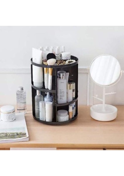Makyaj Depolama Plastik Çekmece Kozmetik Yeni Moda 360 Derece Dönen Fırça Tutucu Takı Raf Ayrılabilir Güzellik Organizatör | Makyaj Organizatörleri (Yurt Dışından)