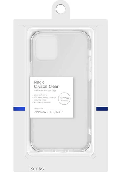 Apple iPhone 12 Pro Kılıf Benks  Magic Crystal Clear Glass Kapak