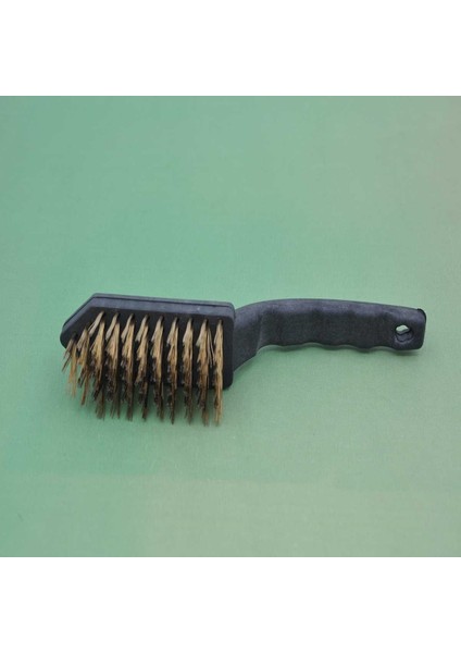 Metal Tel Fırça Plastik Saplı Pas Kir Sökme Temizleme Fırçası