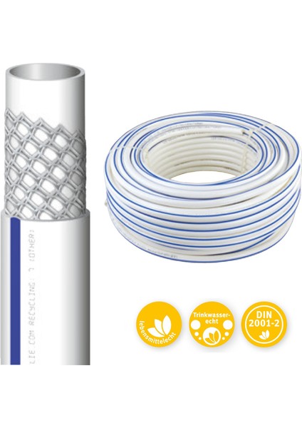 Lilie Native 10-15MM Karavan Su Tesisatı Soğuk Su Hortumu - 1mt