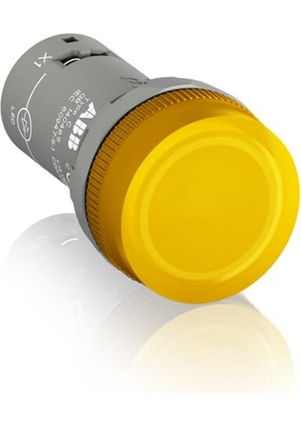 CL2-523Y (Sarı Led'li Sinyal Lambası (230V Ac))