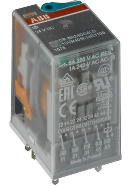 CR-M024DC4 (4A/K Soketli Röle , 24VDC)