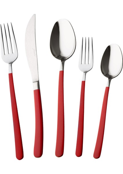 Paint Red 6 Kişilik 30 Parça Çatal Kaşık Bıçak Takımı fiyatları