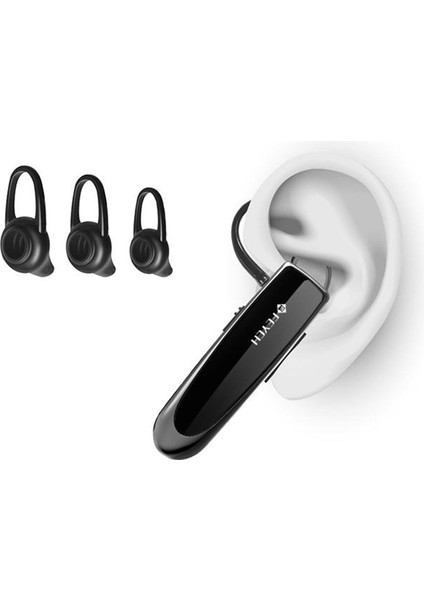 Taşınabilir Tek Earhook Kablosuz Kulaklık 260MAH Mini Kulak Içi Spor Siyahı (Yurt Dışından) modelleri