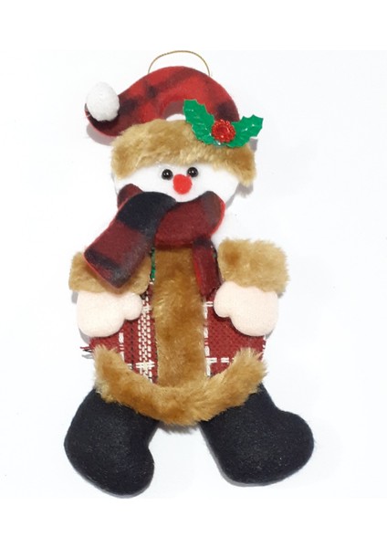 Funworld Yılbaşı Yeni Yıl Süsü Çam Ağacı Süs Noel Kardan Adam Figür Keçe