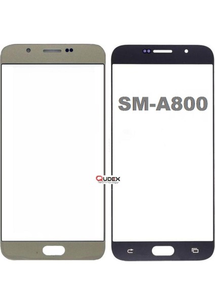 Samsung A8 SM-A800 Dokunmatik Okalı Ön Cam Lens Orjinal Kalite