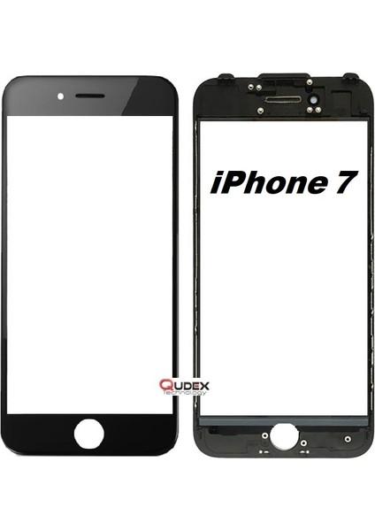 iPhone 7 Dokunmatik Çıtalı Okalı Ön Cam Touch Lens Orjinal Kalite
