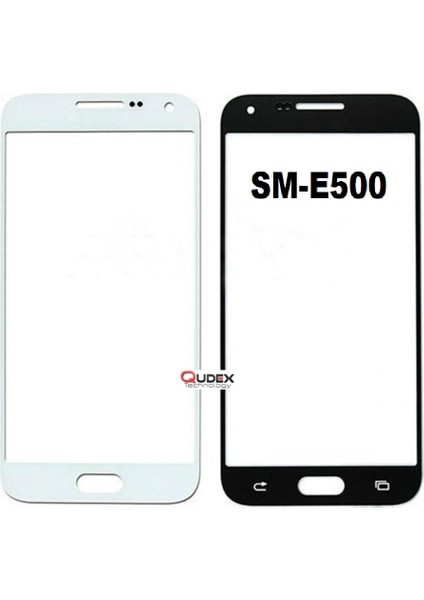 Samsung E5 SM-E500 Dokunmatik Okalı Ön Cam Lens Orjinal Kalite