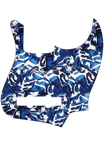 Jazz Bass Blue Swirl Pearl Pickguard Dppjbbsp