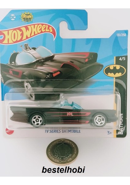 Batman Batmobıle Tv Serıes Hot Wheels modelleri