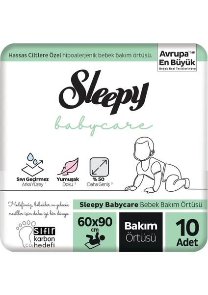 Babycare Bebek Bakım Örtüsü 60X90 cm 10 Adet