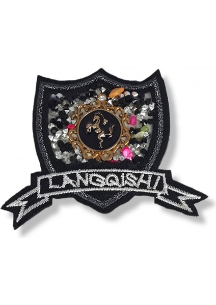 Yapıştırma Serpme Taşlı Cep Arması fiyatları