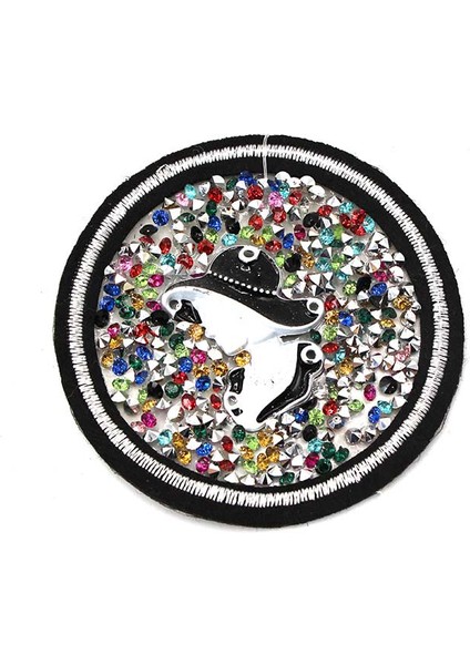 Yapıştırma Şapkalı Kadın Figürlü Patch