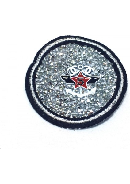 Yapıştırma Dökme Taşlı 5 Yazılı Patch fiyatları