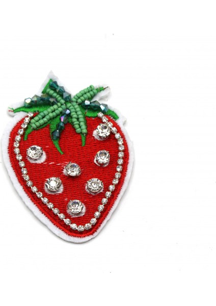 Yapıştırma Taşlı Boncuklu Çilek modelleri