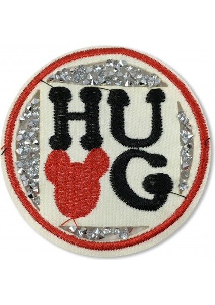 Yapıştırma Dökme Taşlı Hug Patch