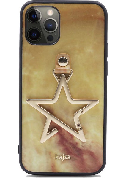 Apple iPhone 12 Pro Kılıf Kajsa Starry Serisi Marble Kapak