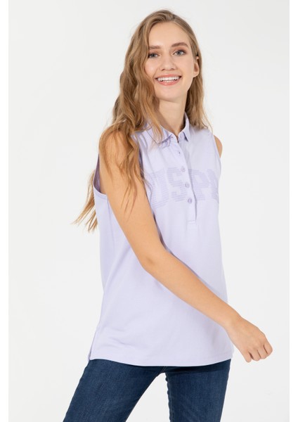Kadın Lila T-Shirt 50248445-VR034