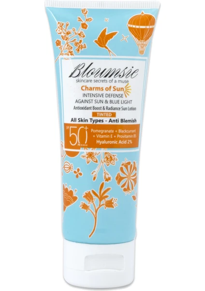 Charms Of Sun Güneş ve Mavi Işığa Karşı  Spf 50+ Renkli Güneş Kremi 75 ml