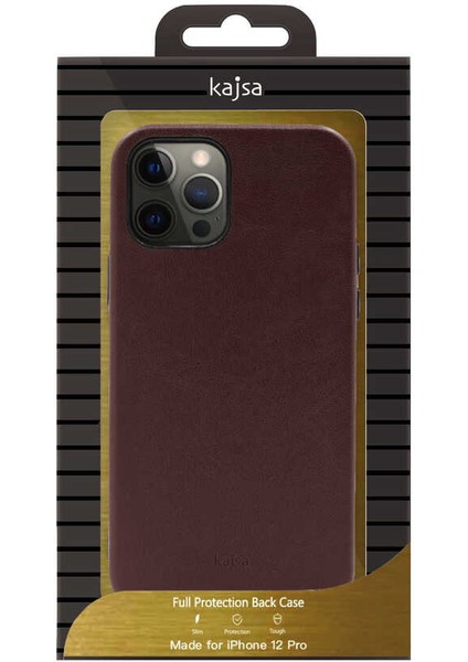 Apple iPhone 12 Pro Kılıf Kajsa Crazy Horse Kapak